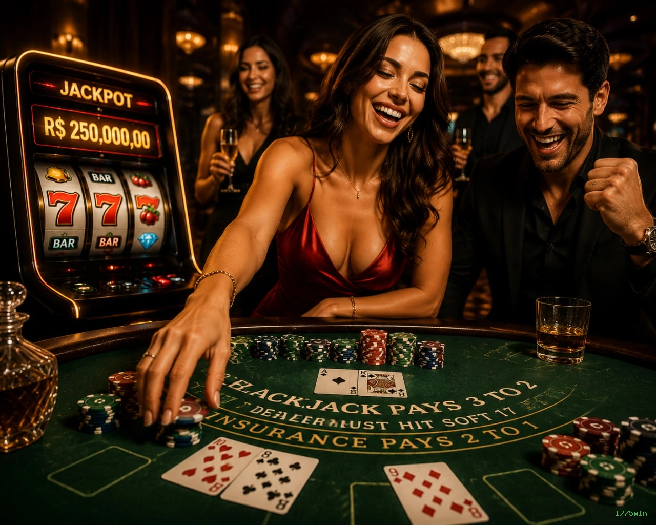 Imagem promocional dos jogos de lottery da 1775win